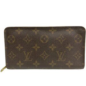 Authentic Louis Vuitton Porte Monnaie Zip Long Wallet Monogram jp120-121825